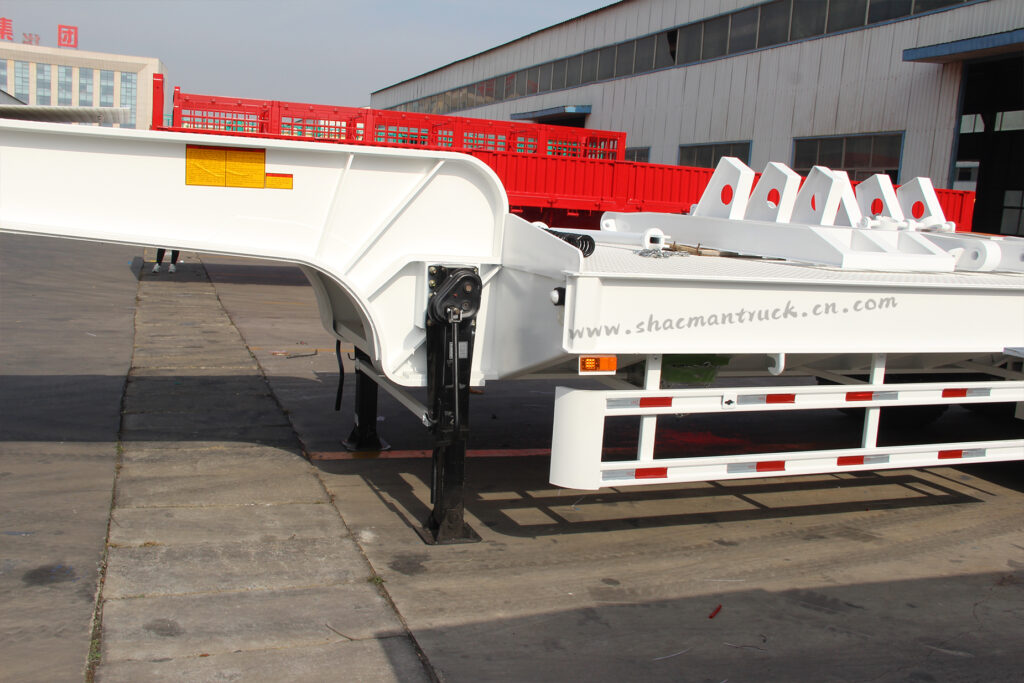 4-axle low-bed semi-trailer, 4-axle lowboy trailers for sale, China