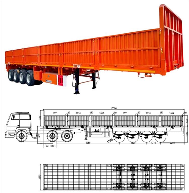 Sidewall & fence semi-trailer