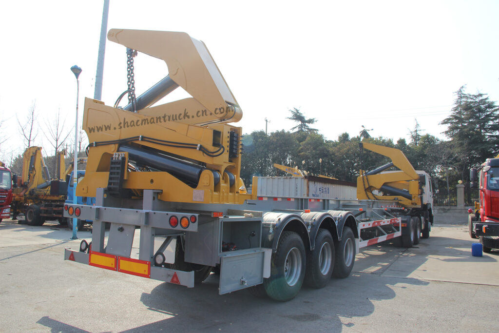 Container side loader trailer for sale, self-loading container trailer for sale