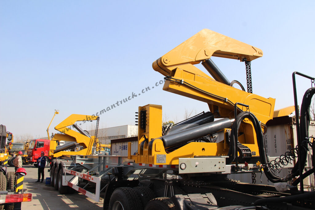 Container side loader trailer for sale, self-loading container trailer for sale