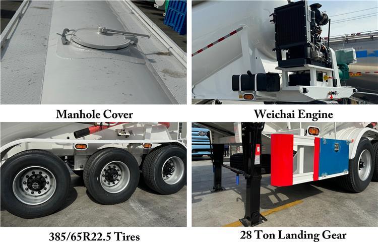 dry bulk cement trailers for sale, dry bulk cement trailers manufacturer