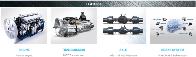 shacman trucks features